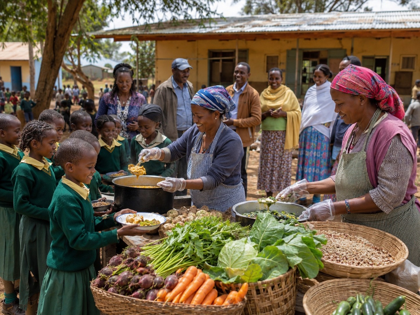 Community-owned school feeding models